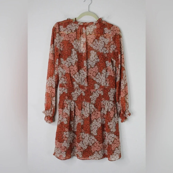 NWT Socialite Women's Floral Smock Waist Mini Dress Size M - Picture 2 of 8